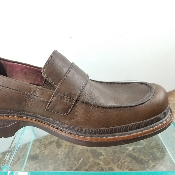 Timberland Waterproof Brown Leather Slip Clogs 6M - Picture 3 of 8